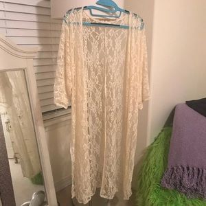 Women’s Cream Kimono Sz M